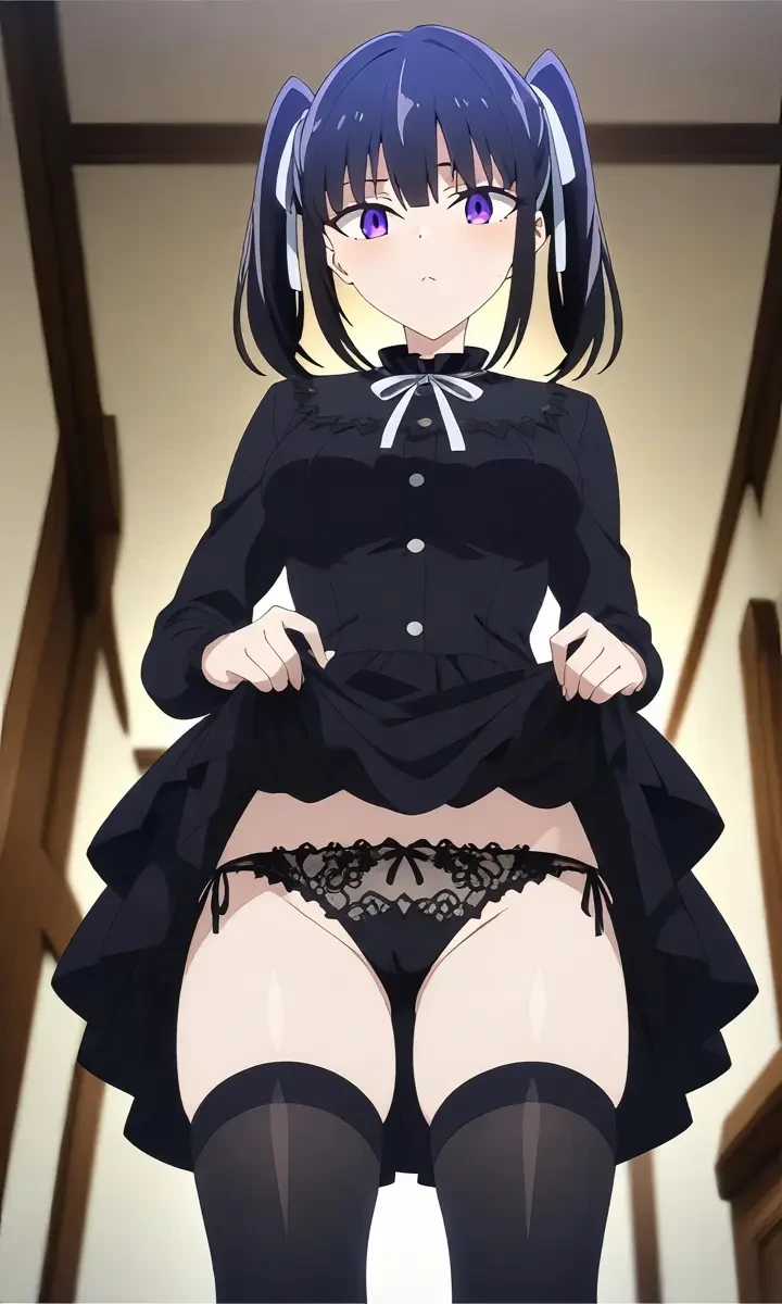 【キャラ別エロ画像】履いてください、鷹峰さん｜黒崎瑠理香の2次元エロ画像＆エロイラスト 17枚まとめ 履いてください、鷹峰さん - (1)